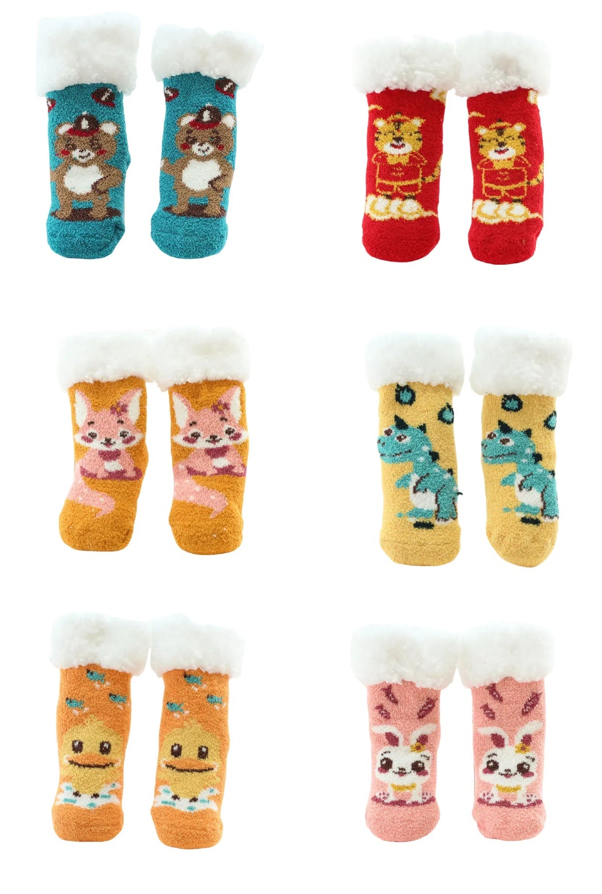 Fleece Animal Baby Socks | Soft & Cozy Winter Essentials