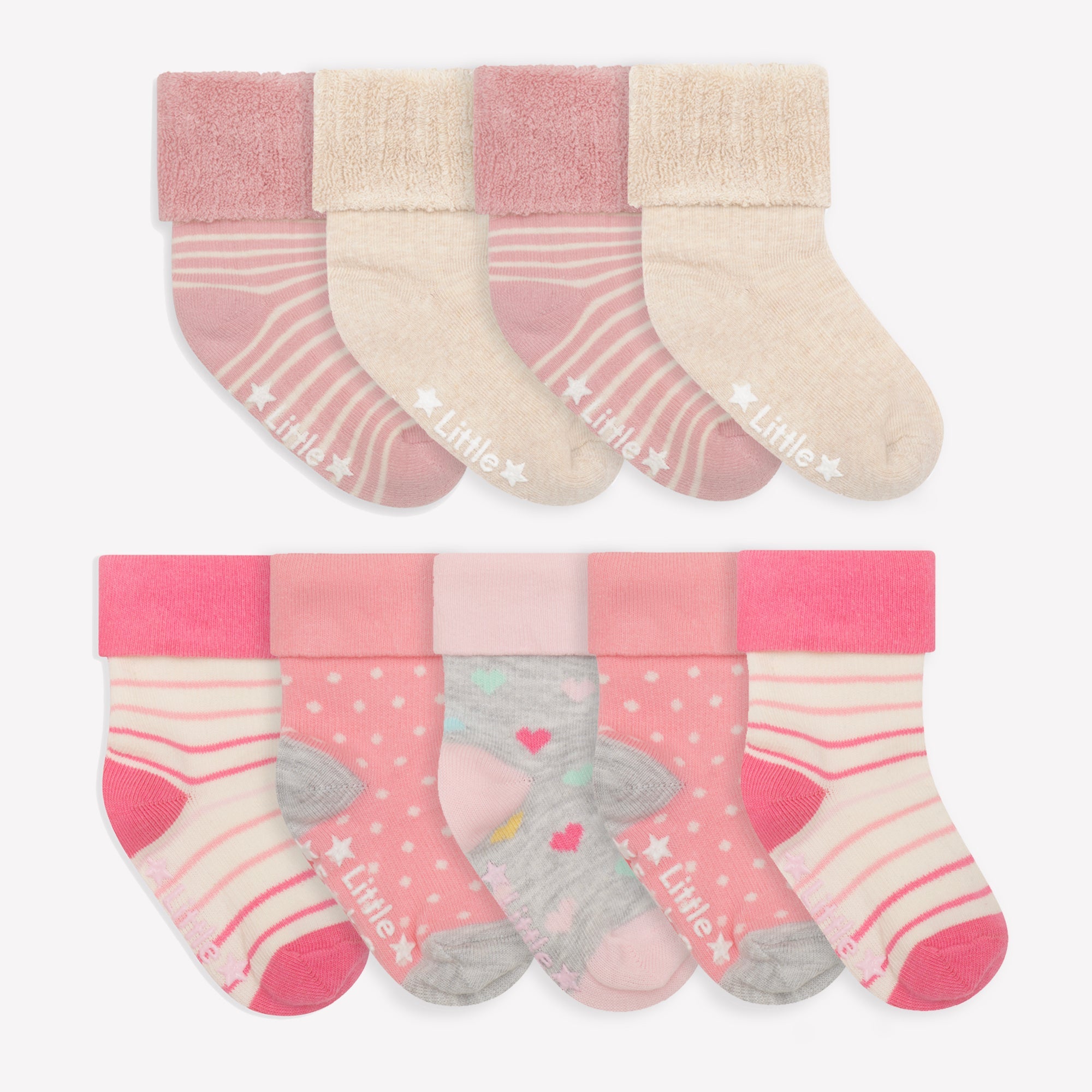 Original + Cosy Sock Bundle - Rainbow Mix - 9 Pairs