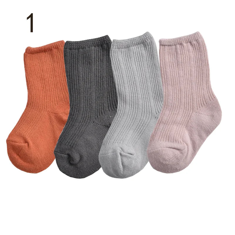 Cozy Baby Solid Color Socks 👶 The Perfect Comfort for Tiny Feet 💕