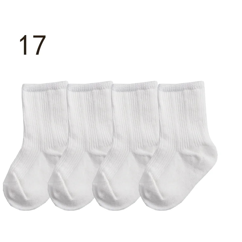 Cozy Baby Solid Color Socks 👶 The Perfect Comfort for Tiny Feet 💕