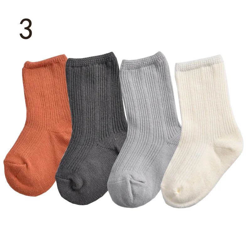 Cozy Baby Solid Color Socks 👶 The Perfect Comfort for Tiny Feet 💕