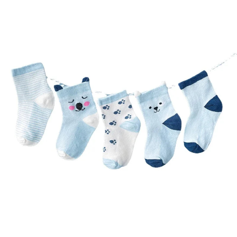 Baby Cartoon Cotton Socks 🧸 Cozy & Cute, Perfect for Every Step 💖