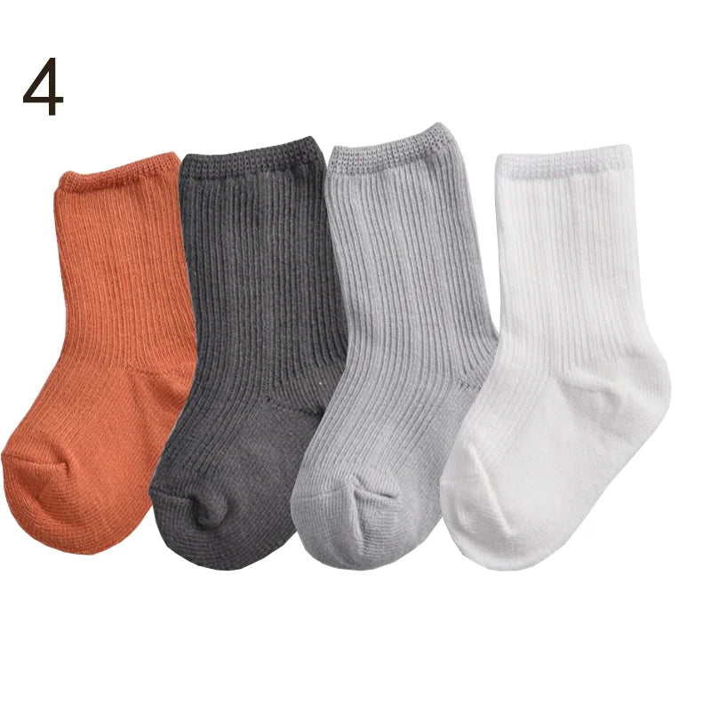 Cozy Baby Solid Color Socks 👶 The Perfect Comfort for Tiny Feet 💕