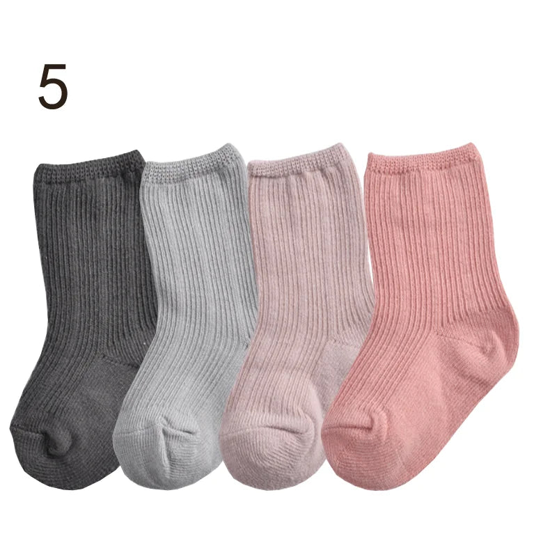 Cozy Baby Solid Color Socks 👶 The Perfect Comfort for Tiny Feet 💕