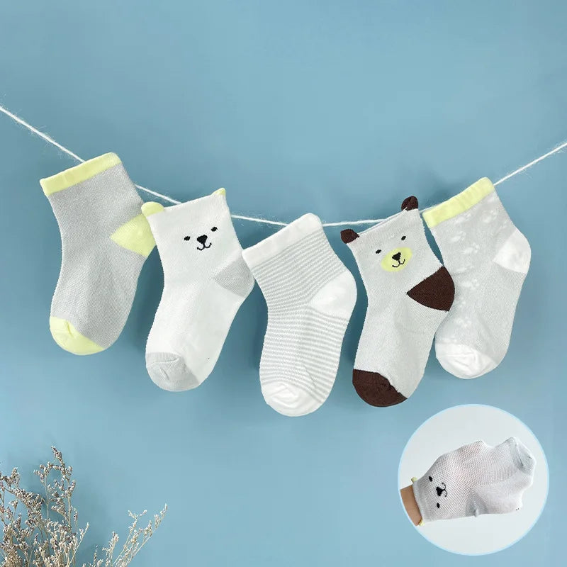 Baby Cartoon Cotton Socks 🧸 Cozy & Cute, Perfect for Every Step 💖