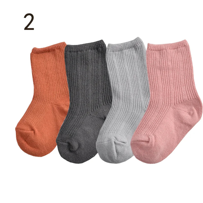 Cozy Baby Solid Color Socks 👶 The Perfect Comfort for Tiny Feet 💕